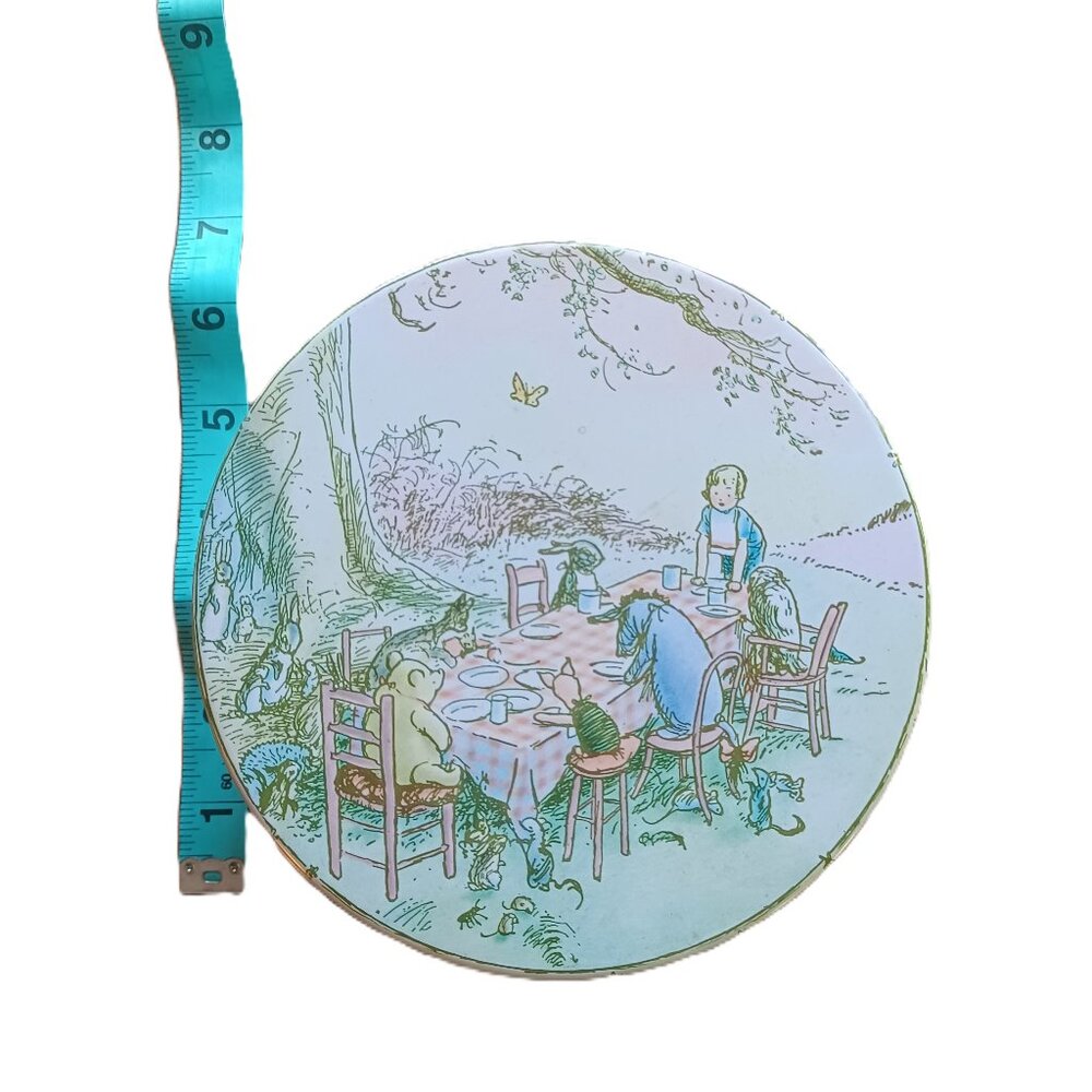Disney Classic Winnie the Pooh Tin Picnic with Friends 6.5"